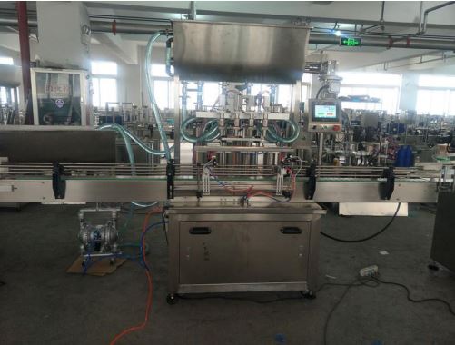 Servo MOTOR 4 Head Glass Bottle Liquid Filling Machines Servo MOTOR 4 Head Glass Bottle Liquid Filling Machines
